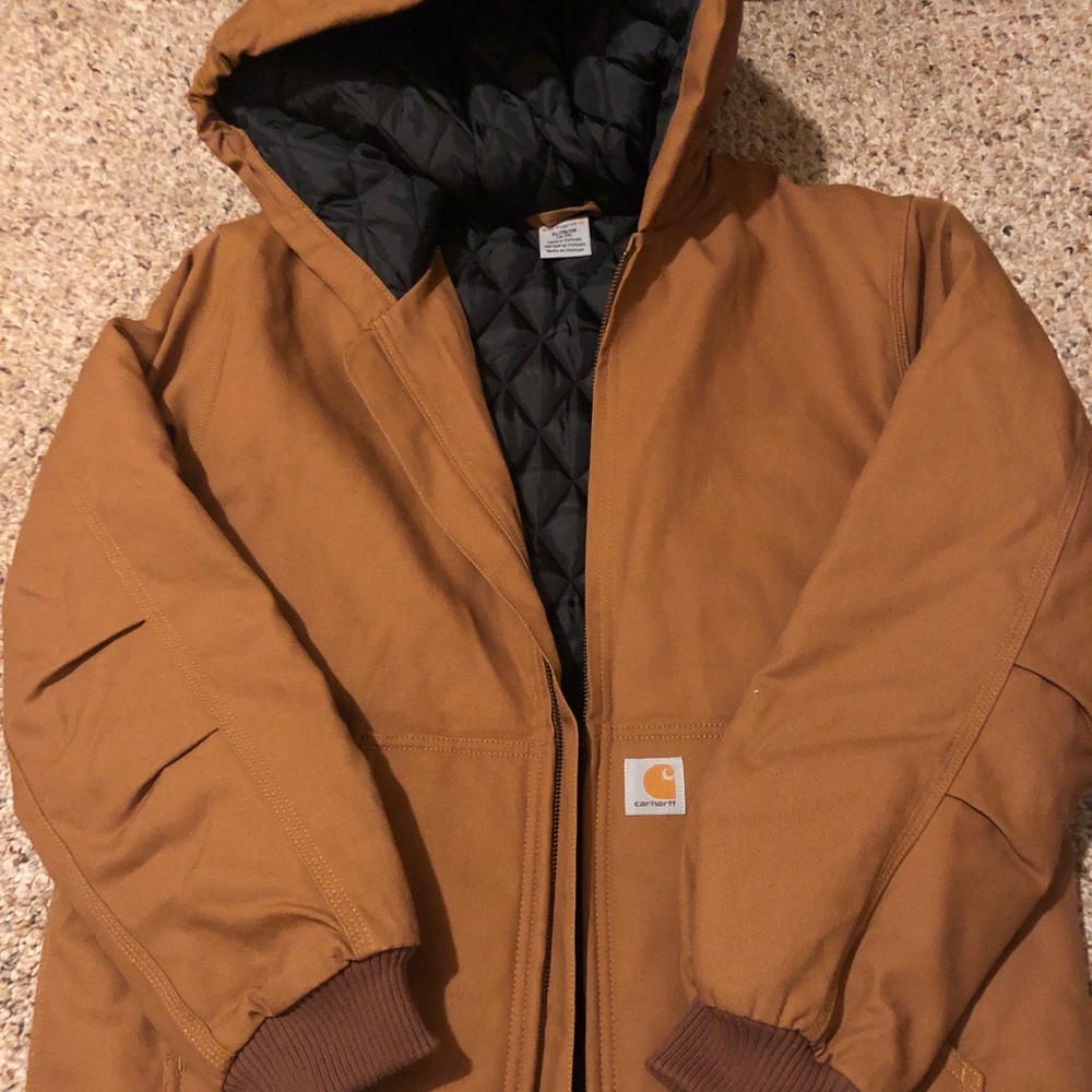 Carhartt Quilted Flannel Duck Active Jacket
